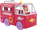 バービー バービー人形 Barbie Chelsea Can Be Doll & Toy Fire Truck Playset with Blonde Smal...