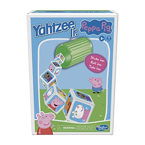 ボードゲーム 英語 アメリカ 海外ゲーム Hasbro Gaming Yahtzee Jr.: Peppa Pig Edition Board Game for Kids Ages 4 and Up, Counting and Matching Game for Preschoolers (Amazon Exclusive)ボードゲーム 英語 アメリカ 海外ゲーム