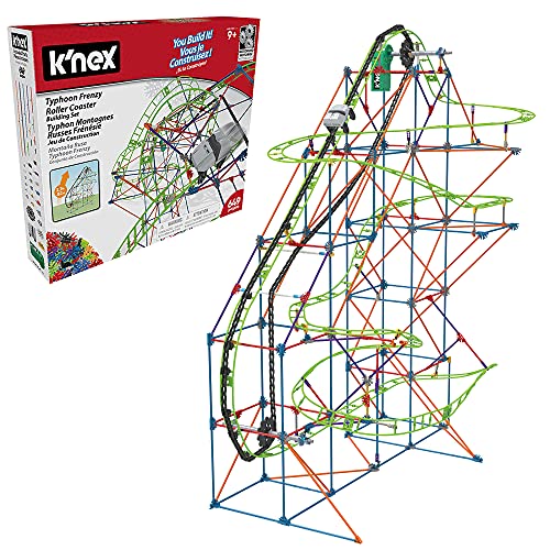 PlbNX mߋ pY ubN 51438 K'Nex 51438 TYPHOON FRENZY ROLLER COASTER BUILDING SET Building Kit , GrayPlbNX mߋ pY ubN 51438