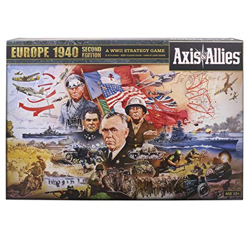 ボードゲーム 英語 アメリカ 海外ゲーム Avalon Hill Axis Allies Europe 1940 Second Edition WWII Strategy Board Game, with Extra Large Gameboard, Ages 12 and Up, 2-6 Playersボードゲーム 英語 アメリカ 海外ゲーム