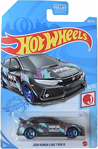 ホットウィール Hot Wheels 2018ホンダ シビック タイプR HWJインポート 6/10 186/250 HONDA ビークル ミニカーのサムネイル