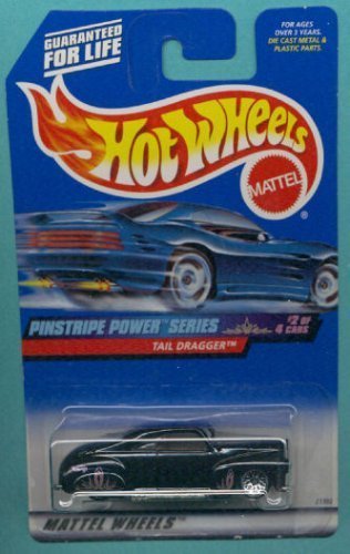 ホットウィール マテル ミニカー ホットウイール Hot Wheels Mattel 1999 1:64 Scale Pinstripe Power Series Black Tail Dragger Die Cast Car 2/4ホットウィール マテル ミニカー ホットウイール