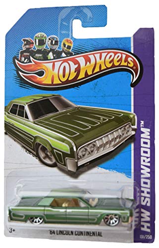 ホットウィール Hot Wheels '64リンカーン・コンチネンタル HWショールーム 191/250 グリーン Lincoln Continental ビークル ミニカー