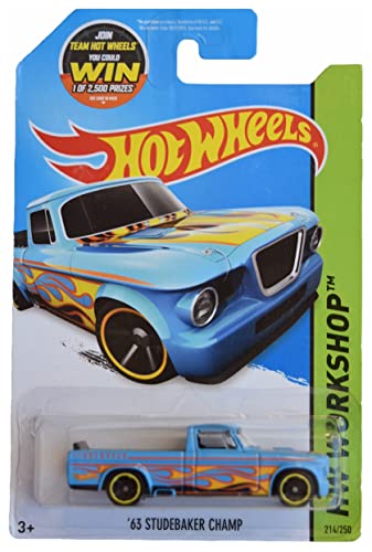 ホットウィール マテル ミニカー ホットウイール Hot Wheels '63 Studebaker Champ, [Blue] Workshop 214/250ホットウィール マテル ミニカー ホットウイール