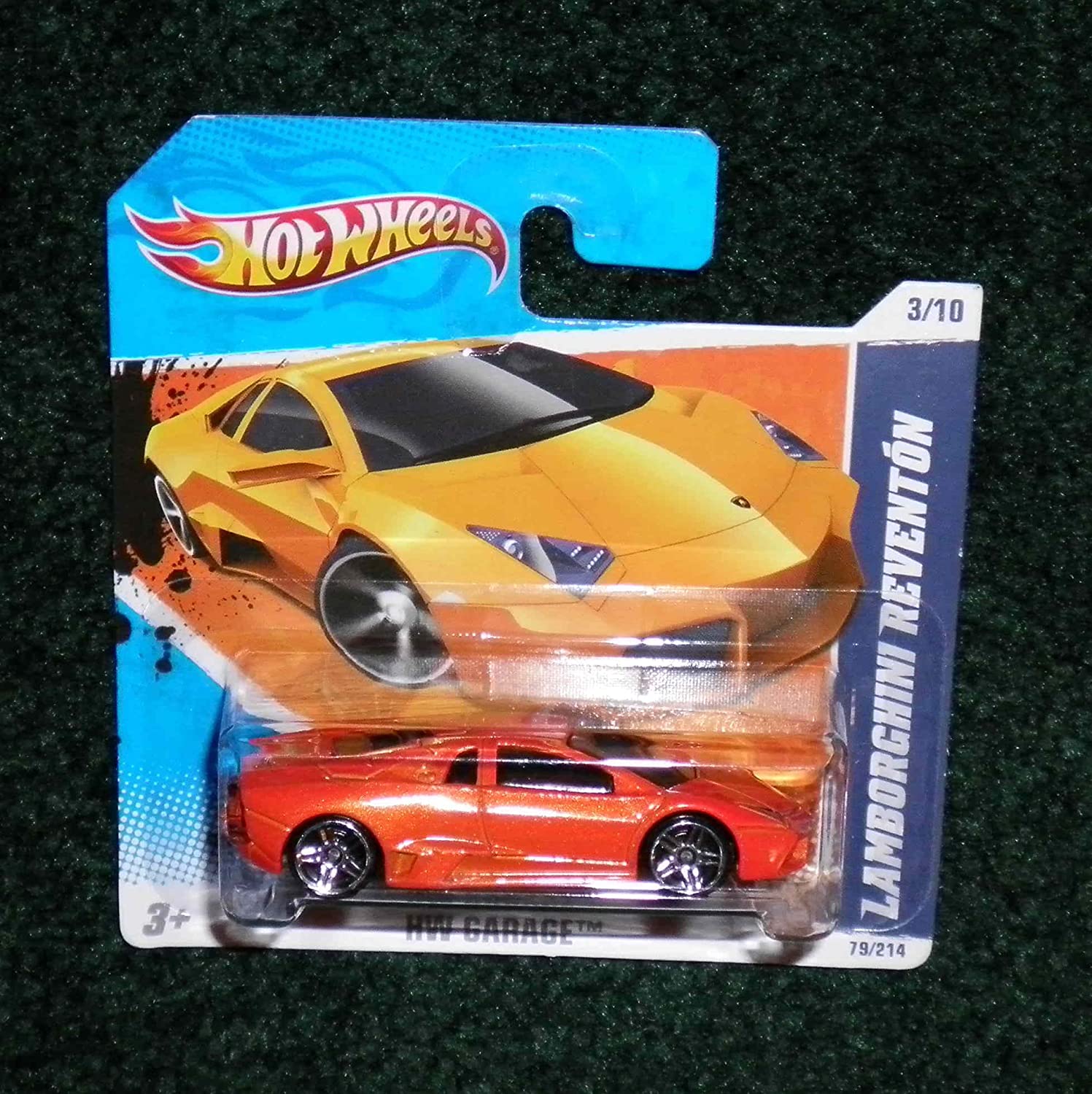 ホットウィール Hot Wheels ランボルギーニ・レヴェントン HWガレージ 3/10 79/214 オレンジ Lamborghini ビークル ミニカー