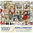 ジグソーパズル 海外製 アメリカ Bits and Pieces - 1000 Piece Jigsaw Puzzle for Adults 20 039 x 27 - Christmas Greetings - 1000 pc Santa Elves Classic Nutcracker Children Jigsaw by Artist Barbara Behrジグソーパズル 海外製 アメリカ