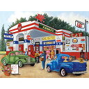 ジグソーパズル 海外製 アメリカ Bits and Pieces - 500 Piece Jigsaw Puzzle for Adults - Americana Summer - Frank's Friendly Service Jigsaws by Artist Kay Lamb Shannon ? 18” x 24”ジグソーパズル 海外製 アメリカ