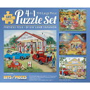 ジグソーパズル 海外製 アメリカ Bits and Pieces - 4-in-1 Multi-Pack - 300 Piece Jigsaw Puzzles ...