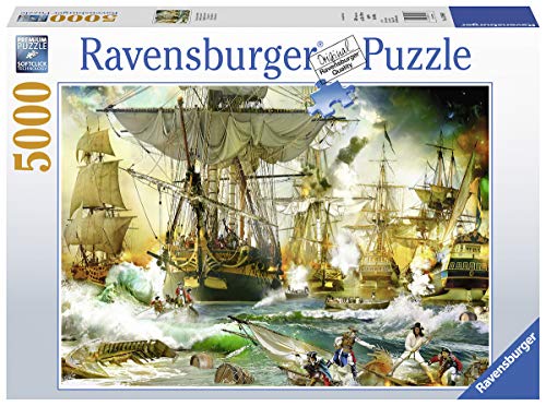 ѥ  ꥫ Ravensburger 13969 Battle on The High Seas - 5000 Piece Puzzle for Adults, Every Piece is Unique, Softclick Technology Means Pieces Fit Together Perfectlyѥ  ꥫ