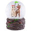 Ρ  ʪ ƥꥢ ǥ Rudolph and Clarice Holiday Forest 6 x 4 Resin Holiday Snow Globe DomeΡ  ʪ ƥꥢ ǥ