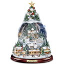 スノーグローブ 雪 置物 インテリア 海外モデル The Bradford Exchange Thomas Kinkade Wondrous Winter Mu...