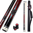 海外輸入品 ビリヤード Collapsar CXL100 Pool Cue with 1X1 Hard Case,Low Deflection Shaft 13...