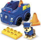 パウパトロール アメリカ直輸入 おもちゃ MEGA BLOKS Paw Patrol Chase's Patrol Car Building Set with 1 Chase Figure, 10 Blocks and Special Pieces, Toy Gift Set for Ages 3 and Upパウパトロール アメリカ直輸入 おもちゃ