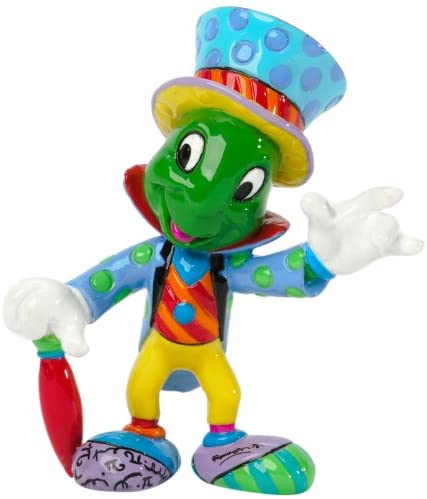 エネスコ Enesco 置物 インテリア 海外モデル アメリカ 【送料無料】Disney by Britto Jiminy Cricket from ldquo;Pinocchiordquo; Mini Stone Resin Figurineエネスコ Enesco 置物 インテリア 海外モデル アメリカ