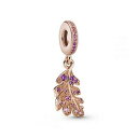 パンドラ ブレスレット チャーム アクセサリー ブランド PANDORA Oak Leaf Dangle Charm, Pandora Rose - 789552C01パンドラ ブレスレット チャーム アクセサリー ブランド