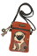 chala バッグ パッチ カバン かわいい Chala Group Pug Cellphone Crossbody Handbag - Convertible Strap Pug Mom Pug Lover, Orange, 5