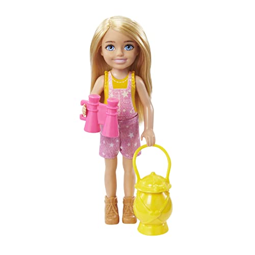 バービー バービー人形 Barbie It Takes Two Doll Accessories, Camping Playset with Owl, Sleeping Bag Accessories, Blonde Chelsea Small Dollバービー バービー人形