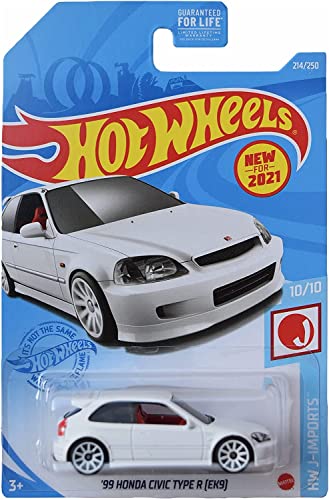 ホットウィール Hot Wheels ’99ホンダ シビック タイプR 〔EK9〕 HWJ-IMPORTS 10/10 214/250 ホワイト HONDA ビークル ミニカーのサムネイル