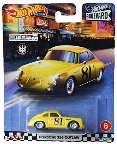 ホットウィール マテル ミニカー ホットウイール Hot Wheels Porsche 356 Outlaw, Yellow Boulevardホットウィール マテル ミニカー ホットウイール