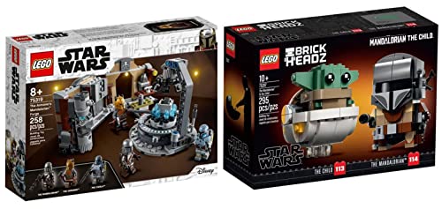 S X^[EH[Y LEGO Star Wars The Armorer's Mandalorian Forge 75319 + Brickheadz Mandalorian & The Child 75317 Exclusive SetS X^[EH[Y