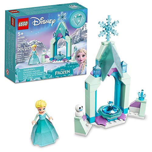 レゴ ディズニープリンセス 【送料無料】LEGO Disney Elsa’s Castle Courtyard 43199 Building Kit; A Buildable Princess Toy Created for Kids Aged 5+ (53 Pieces)レゴ ディズニープリンセス