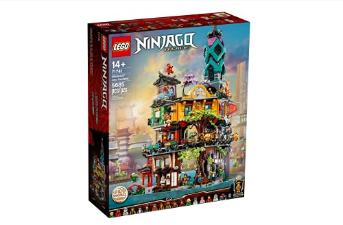 쥴 ˥󥸥㥴 LEGO NINJAGO City Gardens Playset Featuring 19 Minifigures - 10th Anniversary Edition 71741 Building Kit(5,685 Pieces)쥴 ˥󥸥㥴