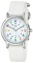 腕時計 タイメックス レディース T2N837 Timex Women's T2N837 Weekender White Nylon Slip-Thru Strap Watch腕時計 タイメックス レディース T2N837