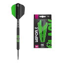 海外輸入品 ダーツ Target Darts Vapor 8 Black Green 24G 80% Tungsten Swiss Point Steel Tip Darts Set, Green/Black海外輸入品 ダーツ