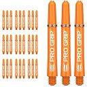 海外輸入品 ダーツ シャフト Target Darts 10 x Sets of Orange Pro Grip Shaft Medium - 30 in To...