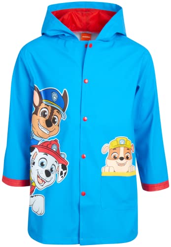 pEpg[ AJA q LbY t@bV Nickelodeon Boys' Rain Jacket - Hooded Slicker Shell Raincoat: Baby Shark, Paw Patrol (Size: 4-7), Size 6/7, Paw PatrolpEpg[ AJA q LbY t@bV