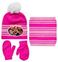 pEpg[ AJA q LbY t@bV Nickelodeon Girls' JoJo Siwa or Paw Patrol Winter Hat, Gloves or Mittens, and Gaiter Set (2-7), Size Age 2-4, Paw Patrol, MittenspEpg[ AJA q LbY t@bV