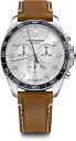 rv rNgmbNX XCX Y Victorinox FieldForce Classic Chrono - Wristwatch and Timepiece for Men - White Dial and Brown Leather Straprv rNgmbNX XCX Y