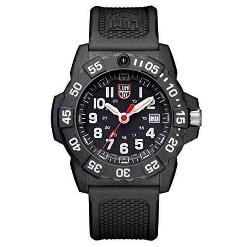 腕時計 ルミノックス アメリカ海軍SEAL部隊 ミリタリーウォッチ メンズ Luminox - Navy Seal XS.3501.F - Mens Watch 45mm - Dive Watch in Black - Date Function - 200m Water Resistant - Mens 腕時計 ルミノックス アメリカ海軍SEAL部隊 ミリタリーウォッチ メンズ