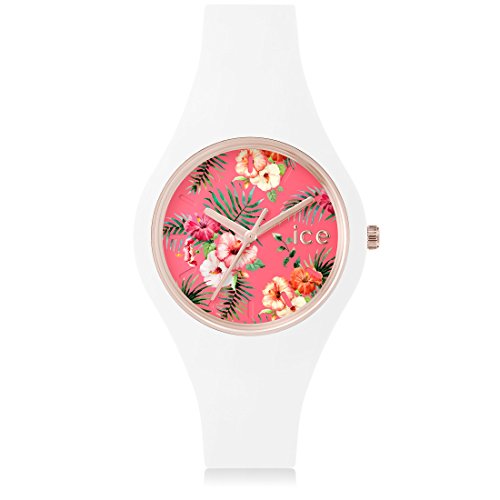 腕時計 アイスウォッチ レディース かわいい ICE-WATCH - Ice Flower Legend - Women's Wristwatch with Silicon Strap, White, Strap腕時計 アイスウォッチ レディース かわいい