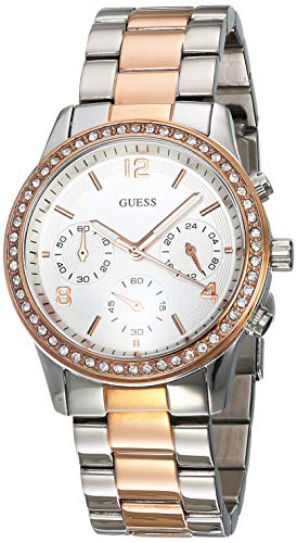 腕時計 ゲス GUESS レディース Guess Sports Silver/Rose Gold Watch W0122L1腕時計 ゲス GUESS レディース