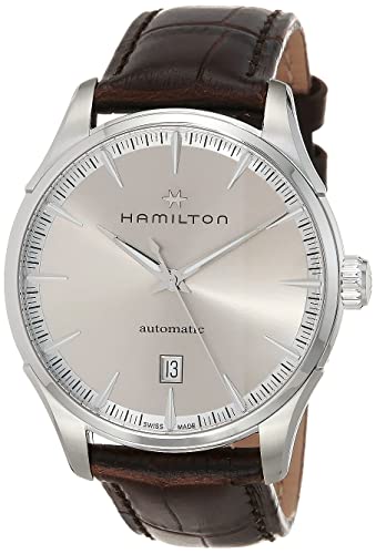 腕時計 ハミルトン メンズ Hamilton Watch Jazzmaster Swiss Automatic Watch 40mm Case, Beige Dial, Brown Leather Strap (Model: H32475520)腕時計 ハミルトン メンズ