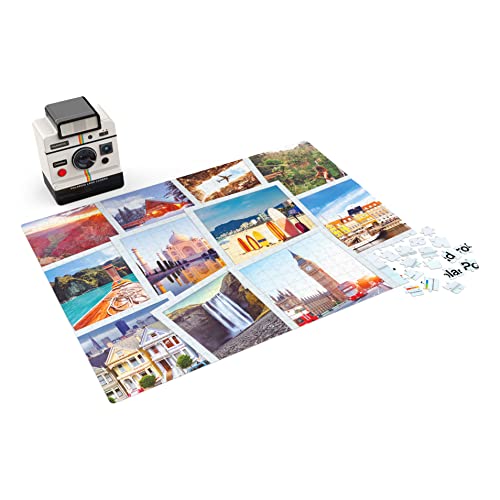 ジグソーパズル 海外製 アメリカ Polaroid, 500-Piece Sweet Treats Jigsaw Puzzle in 3D Tin Container Cool Vintage Retro 70’s Film Camera, for Kids, Teens, and Adults Aged 12 and upジグソーパズル 海外製 アメリカ