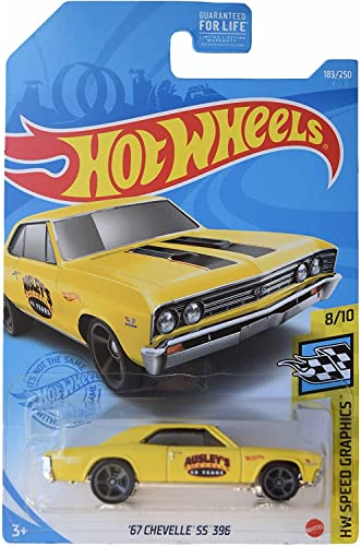 ۥåȥ ޥƥ ߥ˥ ۥåȥ Hot Wheels '67 Chevelle SS 396, Yellow, 1:64 ...