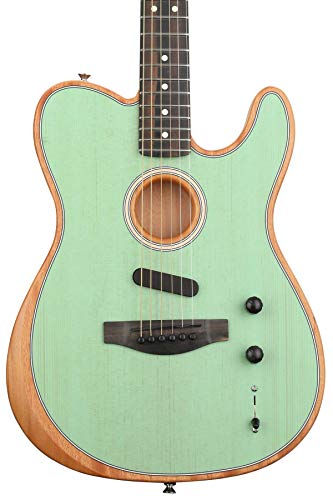 フェンダー アコースティックギター 海外直輸入 Fender American Acoustasonic Telecaster Acoustic Electric Guitar, Surf Green, Ebony Fingerboard, with Gig Bagフェンダー アコースティックギター 海外直輸入