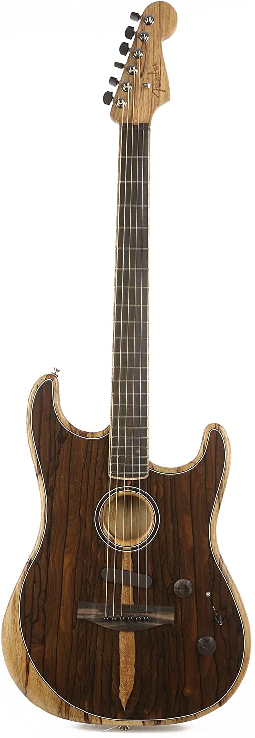 フェンダー アコースティックギター アメリカ海外限定多数 【送料無料】Fender American Acoustasonic Stratocaster Acoustic Guitar, Ebony Fingerboard, Ziricoteフェンダー アコースティックギター アメリカ海外限定多数