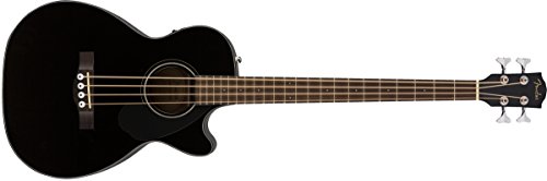 ե ƥå ľ͢ Fender Acoustic Bass Guitar 4-String with Fishman Bass Acoustic Guitar Pickup with Tuner and Equalizer, Classic Design with Rounded Walnut Fingerboard, Mahoganyե ƥå ľ͢