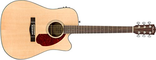 ե ƥå ľ͢ Fender CD-140SCE Dreadnought Cutaway Acoustic Electric Guitar, with 2-Year Warranty, Fishman Pickup and Preamp System, Natural, with Caseե ƥå ľ͢