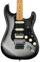 tF_[ GLM^[ COA Fender American Ultra Luxe Stratocaster Floyd Rose HSS - Silverburst with Maple FingerboardtF_[ GLM^[ COA