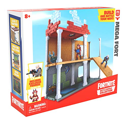 フォートナイト FORTNITE フィギュア 人形 アメリカ直輸入 Fortnite Battle Royale Collection Mega Fort Display Set & 2 Exclusive Figures: Blue Squire & Tricera Ops, Multicolorフォートナイト FORTNITE フィギュア 人形 アメリカ直輸入