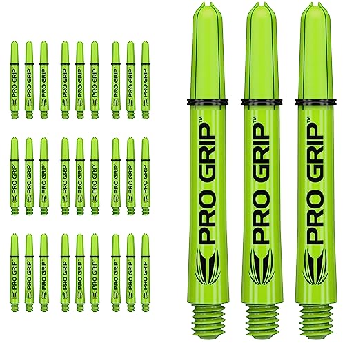 海外輸入品 ダーツ シャフト Target Darts 10 x Sets of Green Pro Grip Shaft Intermediate - 30 in Total海外輸入品 ダーツ シャフト