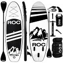 スタンドアップパドルボード マリンスポーツ サップボード SUPボード Roc Inflatable Stand Up Paddle Boards with P...