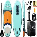 スタンドアップパドルボード マリンスポーツ サップボード SUPボード Highpi Inflatable Stand Up Paddle Boards, 10...