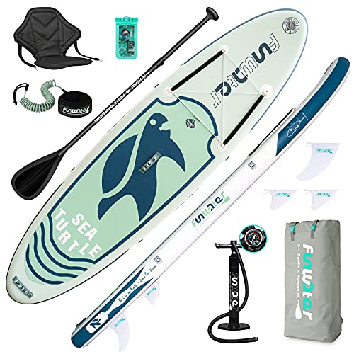 ɥåץѥɥܡ ޥ󥹥ݡ åץܡ SUPܡ FunWater Inflatable Stand Up Paddle Board Ultra-Light Inflatable SUP Board Paddle Blow up Paddle Boards for Adults with ɥåץѥɥܡ ޥ󥹥ݡ åץܡ SUPܡ