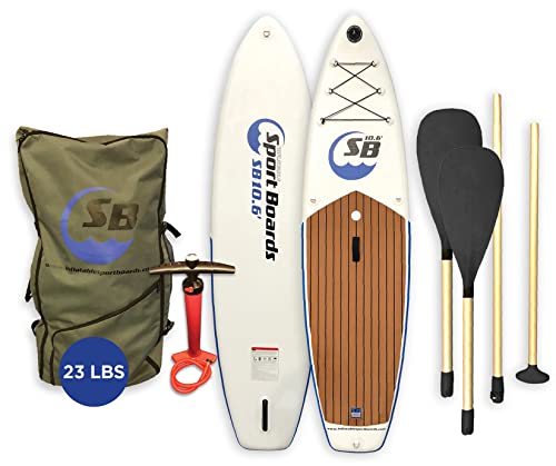 商品情報 商品名スタンドアップパドルボード マリンスポーツ サップボード SUPボード Inflatable Sport Board AIRBO 10.6' Premium Inflatable Stand Up Paddle Board & Kayak with ISUP Backpack - Double Action Pスタンドアップパドルボード マリンスポーツ サップボード SUPボード 商品名（英語）Inflatable Sport Board AIRBO 10.6' Premium Inflatable Stand Up Paddle Board & Kayak with ISUP Backpack - Double Action Pump - 4 Piece SUP Kayak Paddle 商品名（翻訳）膨脹可能なスポーツ板AIRBO 10.6'ISUPのバックパックが付いている優れた膨脹可能な立て向きのかい板及びカヤック-二重行為ポンプ- 4部分SUPのカヤックの漕ぐこと 型番SB10-6 海外サイズ10 feet 6" ブランドInflatable Sport Boats 関連キーワードスタンドアップパドルボード,マリンスポーツ,サップボード,SUPボードこのようなギフトシーンにオススメです。プレゼント お誕生日 クリスマスプレゼント バレンタインデー ホワイトデー 贈り物