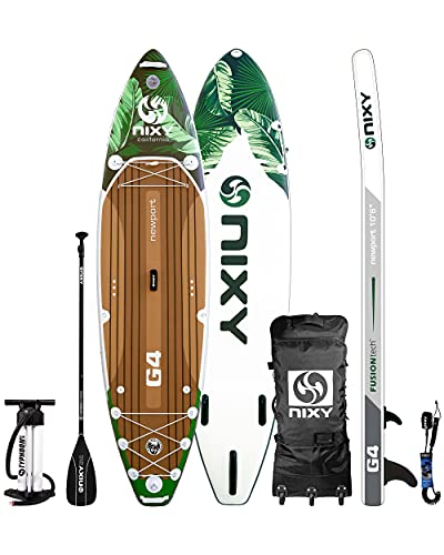 ɥåץѥɥܡ ޥ󥹥ݡ åץܡ SUPܡ NIXY Newport Inflatable Stand Up Paddle Board- Premium All Around SUP, Durable & Lightweight 106 x 33 x 6 iSɥåץѥɥܡ ޥ󥹥ݡ åץܡ SUPܡ